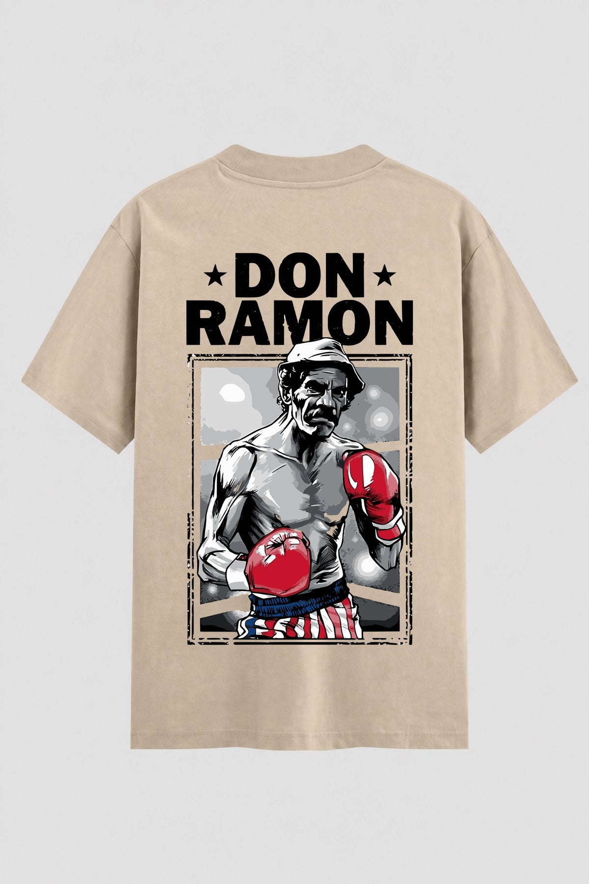 Camiseta Oversized Suedine boxe Don Ramon - Modelo 3