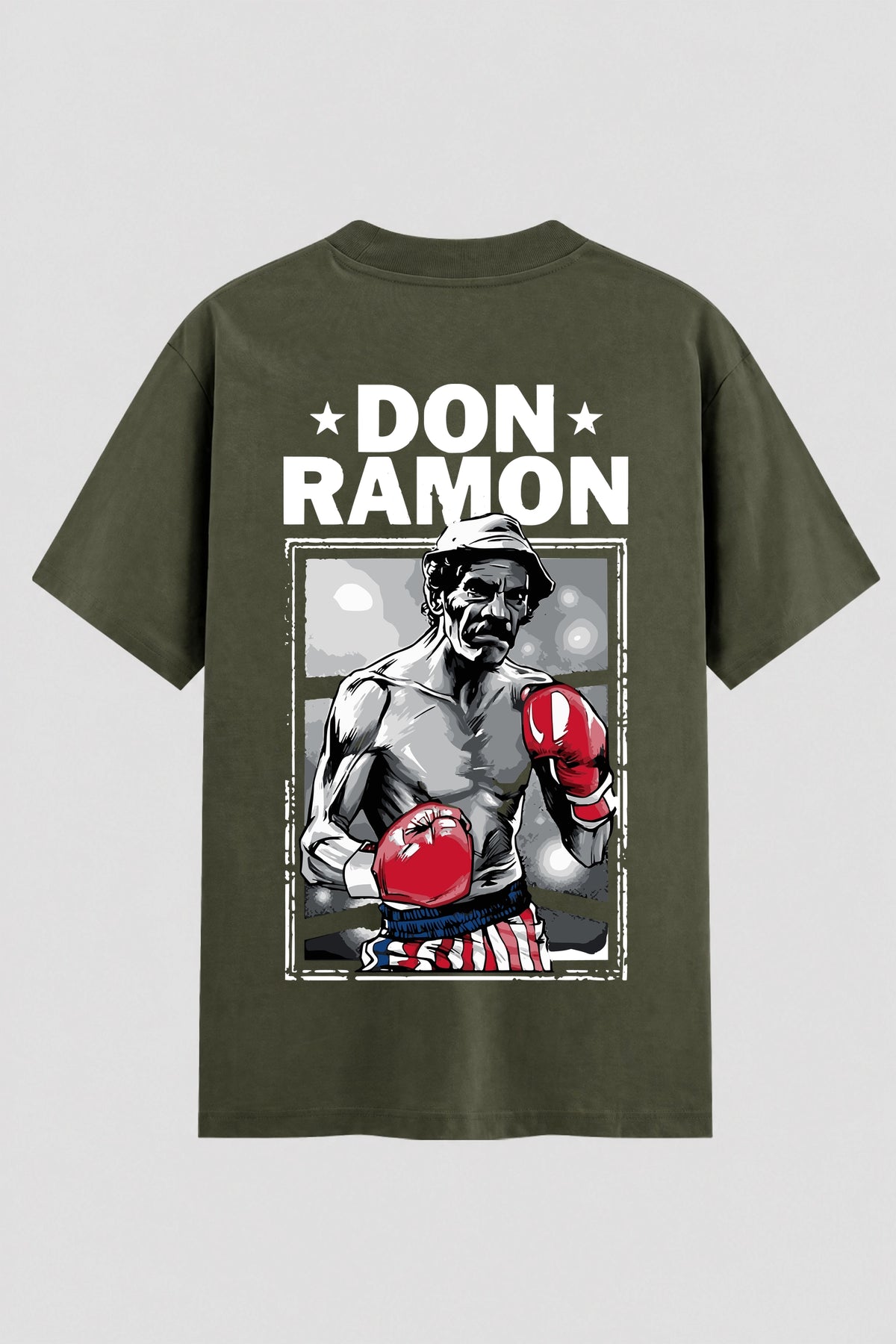 Camiseta Oversized Suedine boxe Don Ramon - Modelo 3