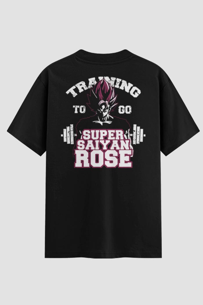 Camiseta Oversized Super Saiyan Rose Onfight