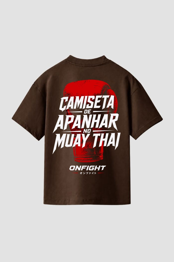 Camiseta Básica Muay Thai Apanhar no muay thai - Estampa Costa