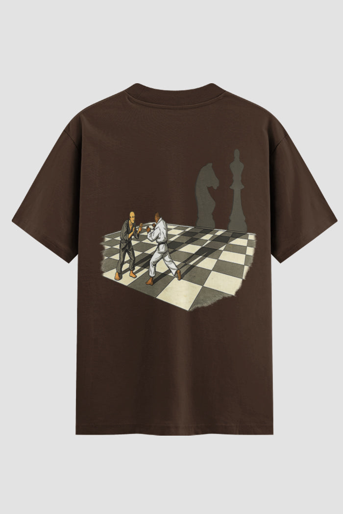 Camiseta Oversized Suedine Jiu-Jitsu Checkmate