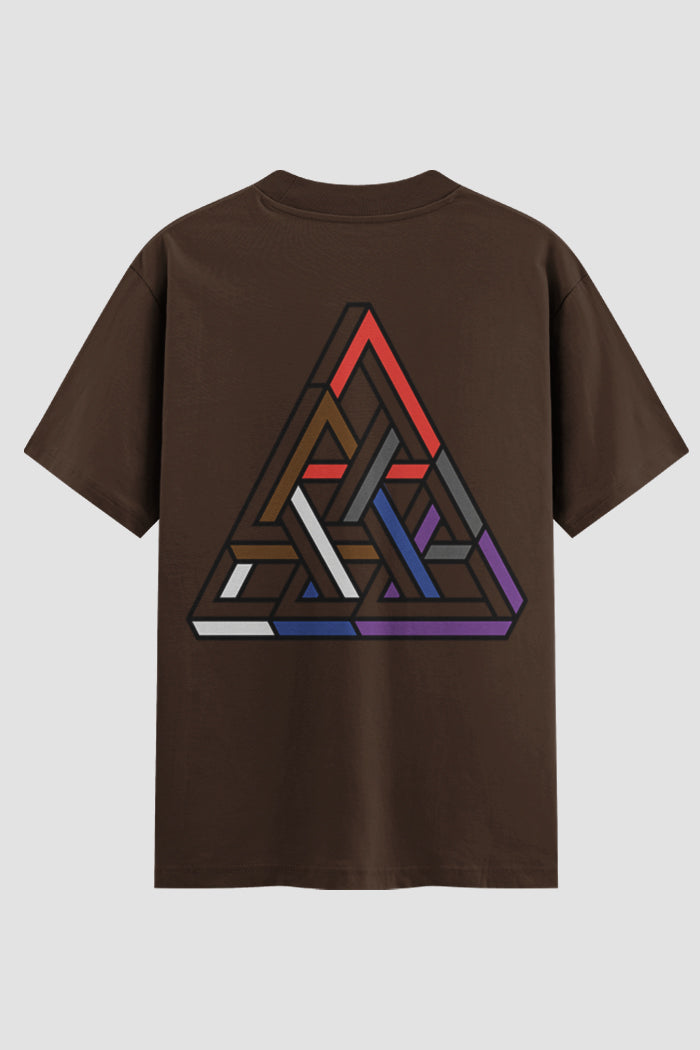 Camiseta Oversized Suedine Jiu-Jitsu triangulo