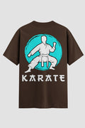 Camiseta oversized Suedine Karate Red Circle