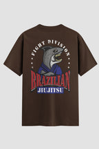 Camiseta Oversized Suedine Jiu-Jitsu Fight Division BJJ
