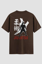 Camiseta Oversized Suedine Jiu-Jitsu Bushido Samurai