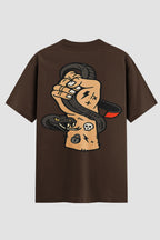 Camiseta Oversized Suedine Jiu-Jitsu Snake Lock