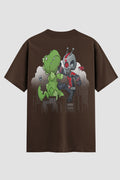 Camiseta Oversized Suedine Gator vs Ant-Man