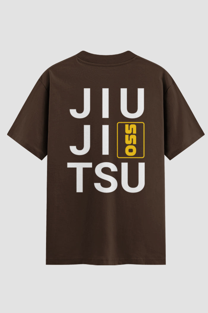 Camiseta Oversized Suedine Jiu-Jitsu OSS