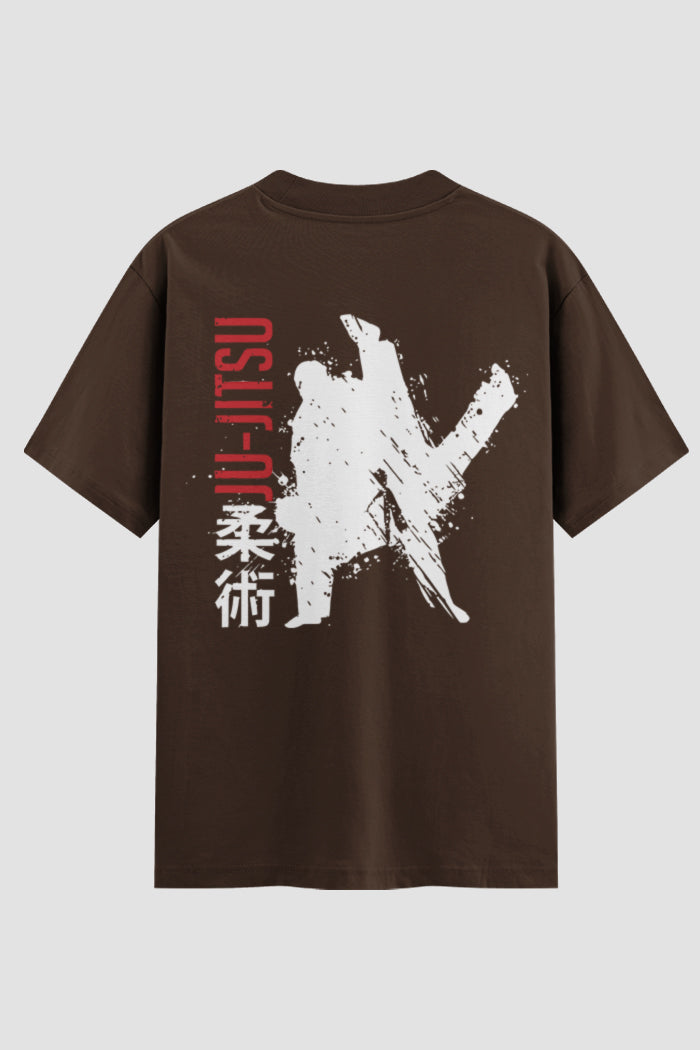 Camiseta Oversized Suedine Jiu-Jitsu Silent Warrior