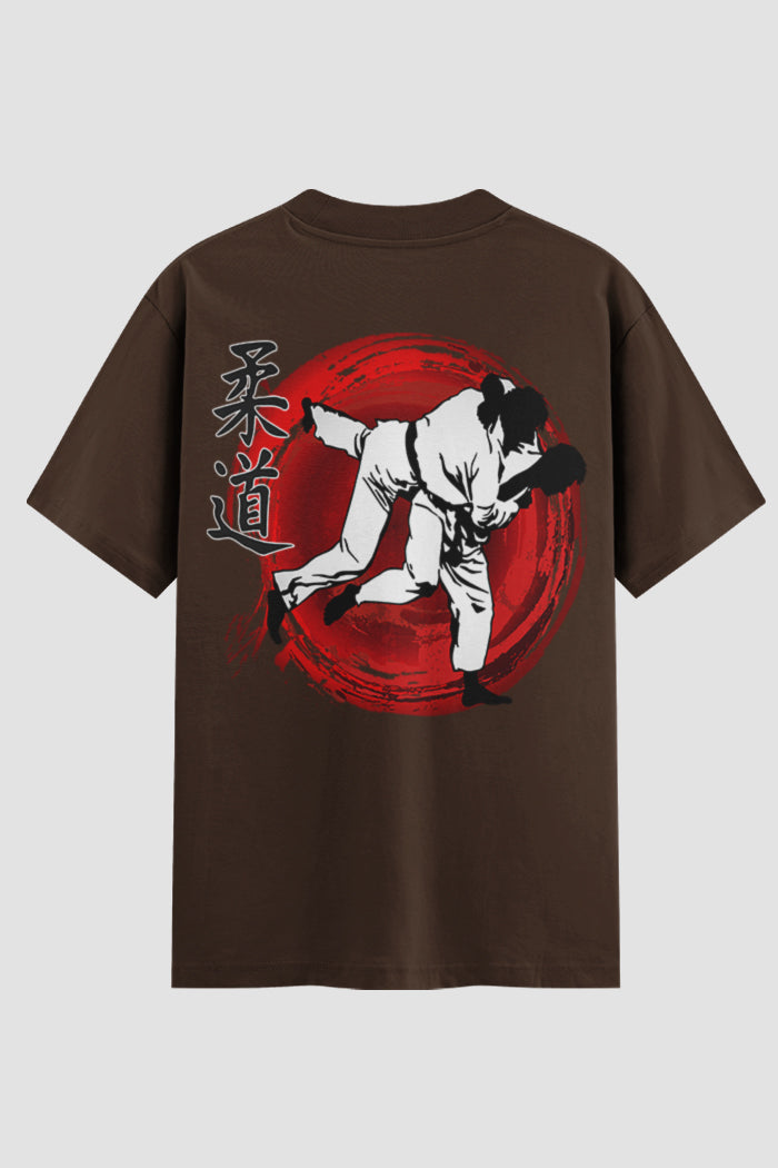 Camiseta Oversized Judo Red Sun