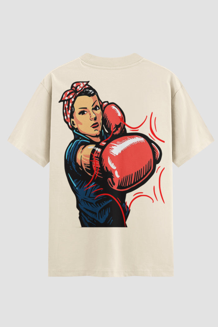 Camiseta Oversized feminina Punch Queen
