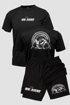 Kit Camiseta Dryfit com Short Dry Fit Jiu Jitsu Classic Grapple kit short e camiseta jiujitsu OnFight 