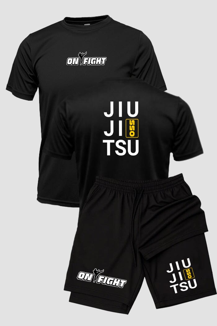 Kit Camiseta Dryfit com Short Dry Fit Jiu Jitsu OSS