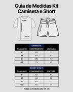 Kit Camiseta Dryfit com Short Dry Fit Muay Thai Tradicional Prata