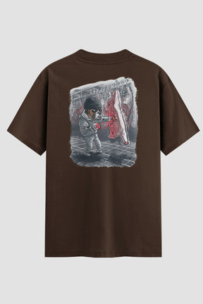 Camiseta Oversized Bulldog Fighter Onfight