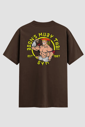 Camiseta Oversized Muay Thai Kustom Kulture