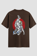 Camiseta Oversized Suedine Jiu-Jitsu Astronaut Fighters