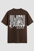 Camiseta Oversized Suedine Jiu-Jitsu Tap snap or nap