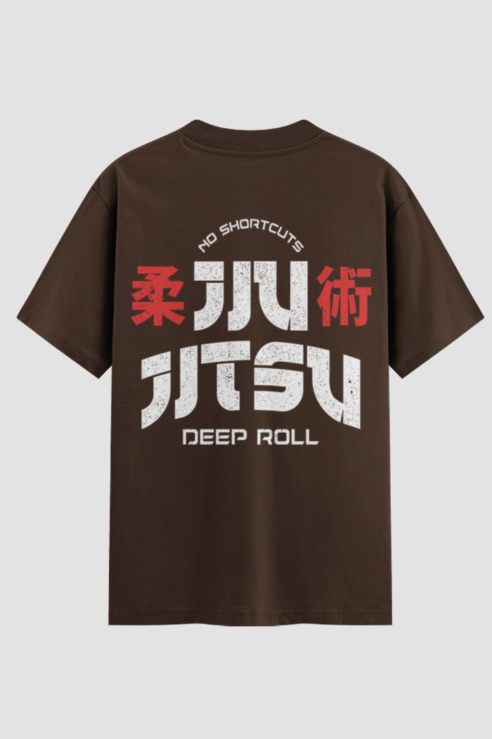 Camiseta Oversized Suedine Jiu-Jitsu Deep Roll