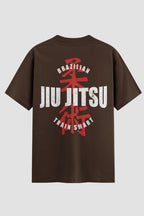 Camiseta Oversized Suedine Jiu-Jitsu Train Smart