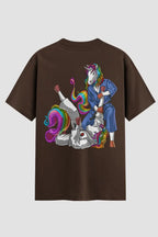 Camiseta Oversized Jiu-Jitsu Unicorno - lojaonfight