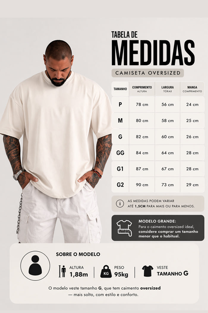 Camiseta Oversized MMA Fight For Your Life – Onfight