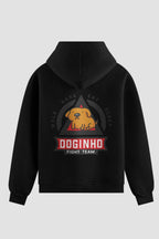 Moletom Doginho Fight Team Onfight Moletons engraçados OnFight P Preto 