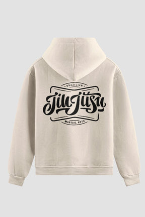 Moletom Jiu-Jitsu Brazilian Martial Arts Moletom jiu-jitsu OnFight P Off White 