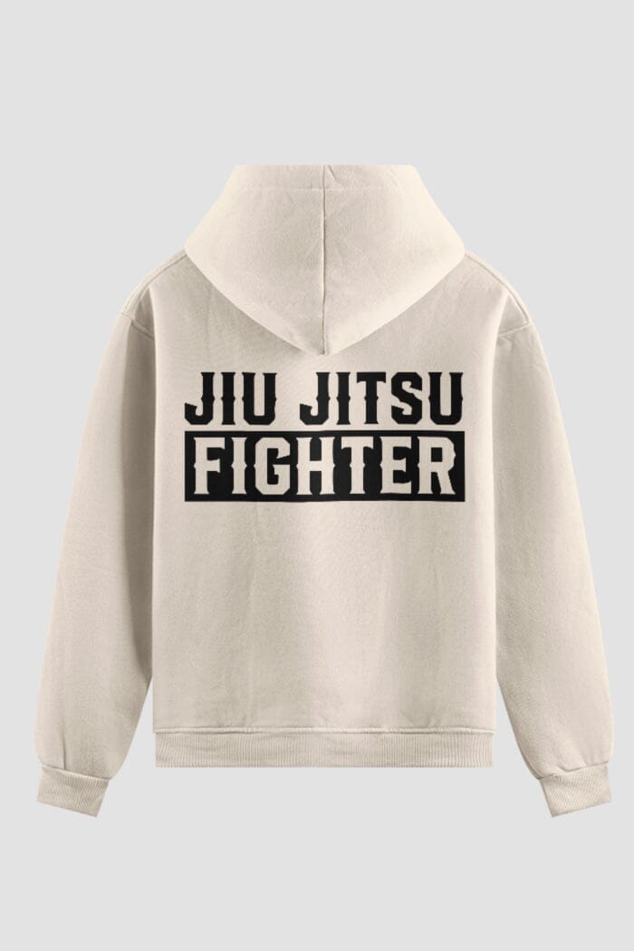 Moletom Jiu-Jitsu Fighter Moletom jiu-jitsu OnFight P Off White 