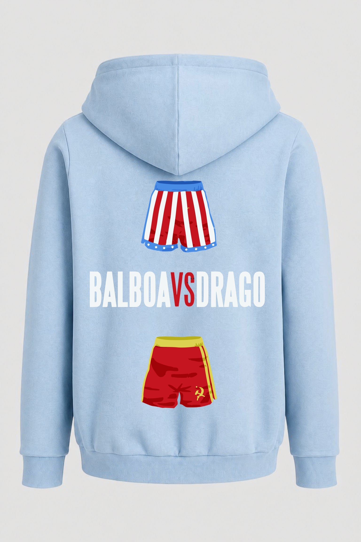 Moletom Rocky Balboa vs Drago branco