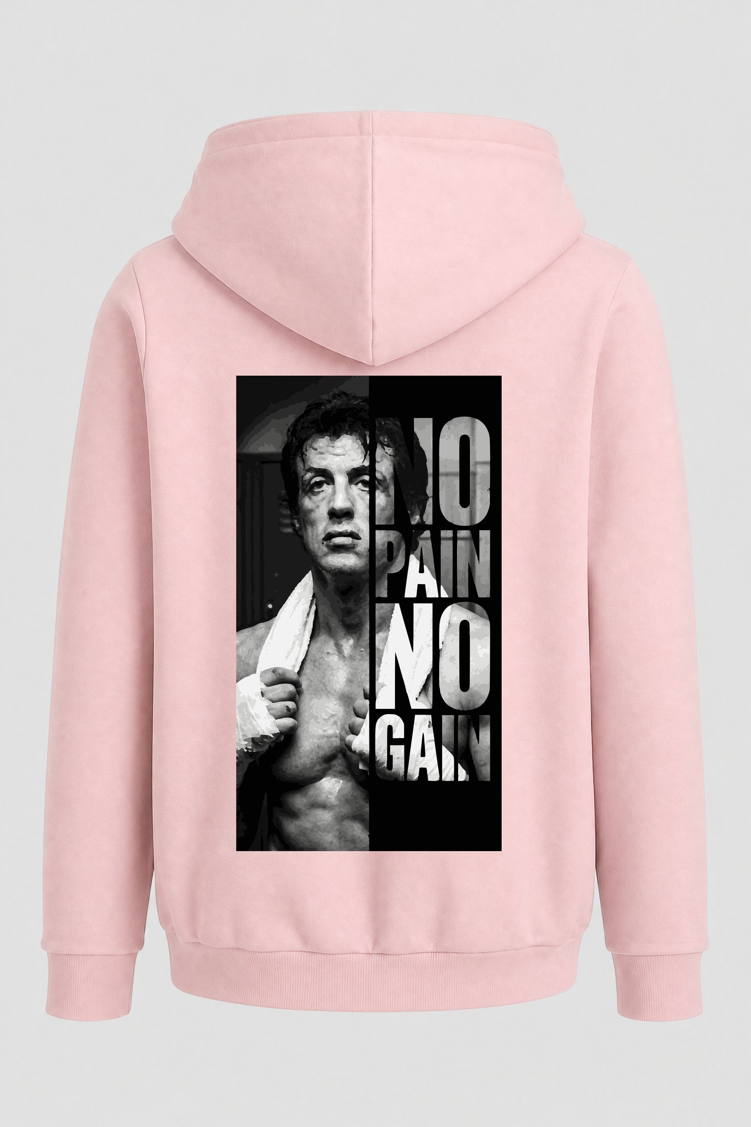 Moletom Rocky Balboa No Pain No Gain Quote