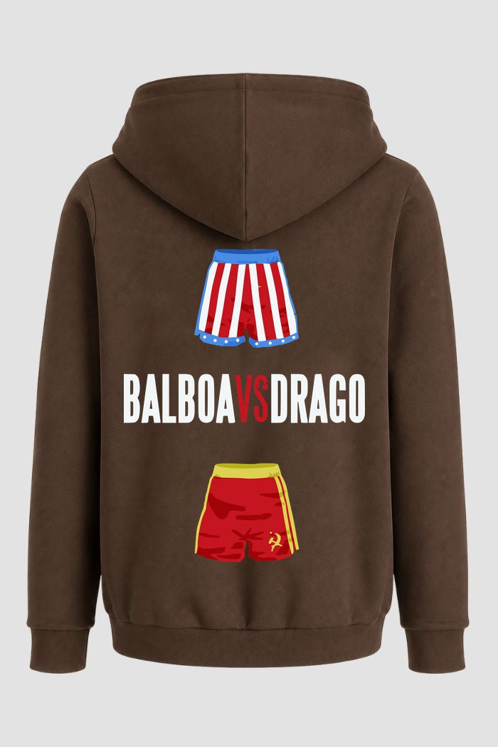 Moletom Rocky Balboa vs Drago branco