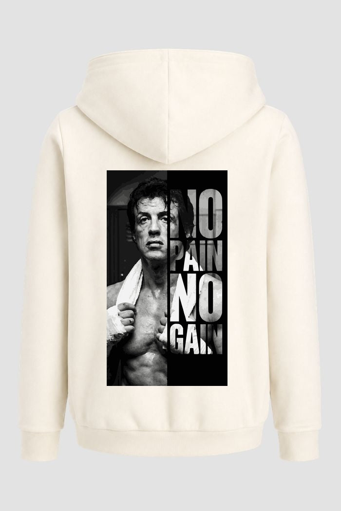 Moletom Rocky Balboa No Pain No Gain Quote