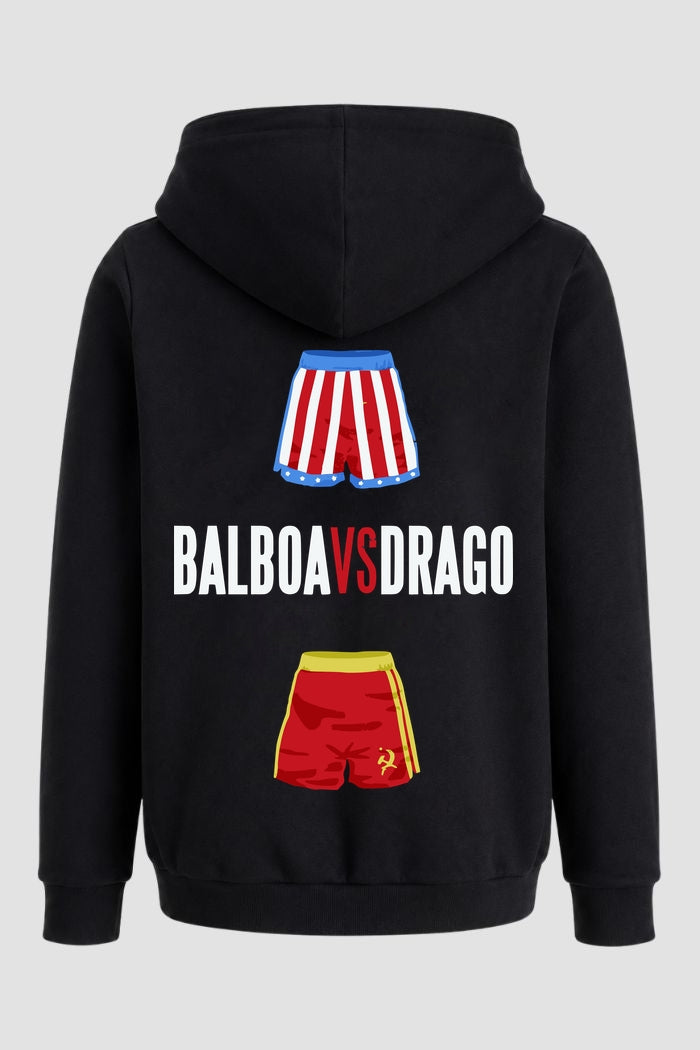 Moletom Rocky Balboa vs Drago branco