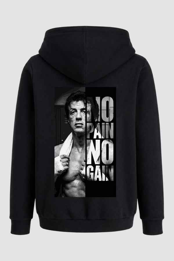 Moletom Rocky Balboa No Pain No Gain Quote