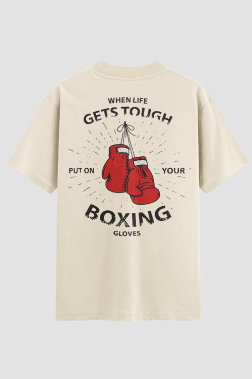 Camiseta Oversized Suedine Boxing Gloves – Onfight