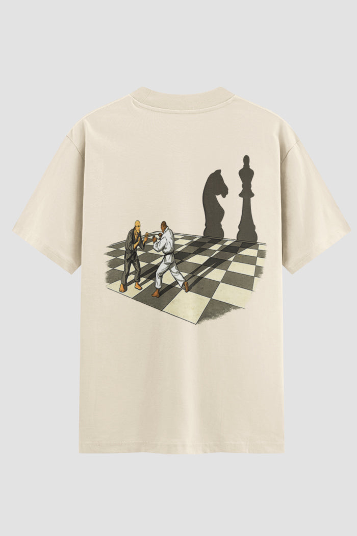 Camiseta Oversized Suedine Jiu-Jitsu Checkmate