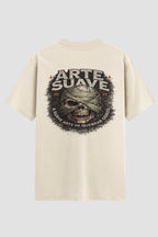 Camiseta Oversized Suedine Jiu-Jitsu Ossos & Técnica