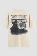 Camiseta Oversized Suedine Vader vs Trooper