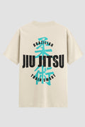 Camiseta Oversized Suedine Jiu-Jitsu Train Smart