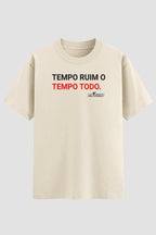 Camiseta Oversized Jiu-Jitsu Tempo ruim o tempo todo