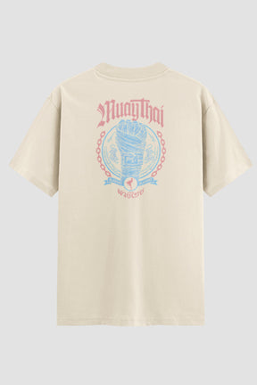 Camiseta Oversized Muay Thai Gang Sign: Est. '98