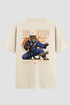 Camiseta Oversized Suedine Jiu-Jitsu Unleash Your Inner Beast