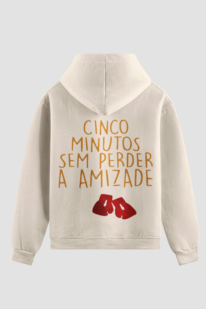 Moletom de Boxe cinco minutos sem perder a amizade