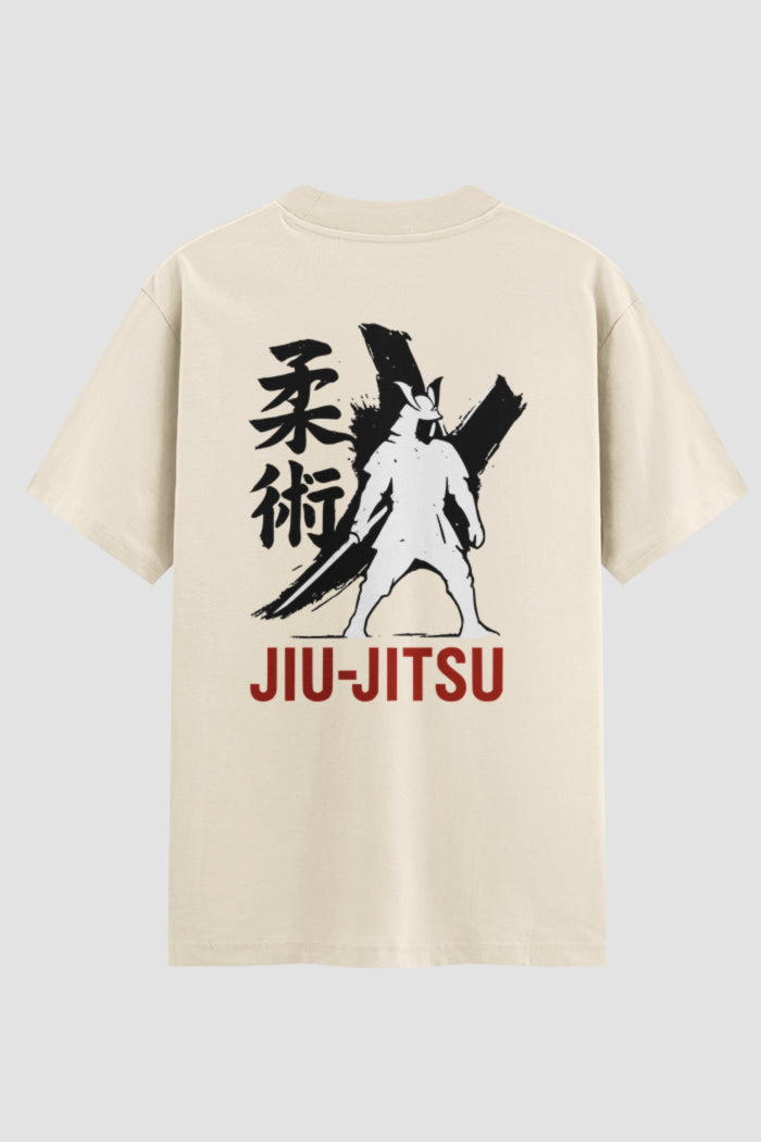 Camiseta Oversized Suedine Jiu-Jitsu Bushido Samurai