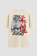 Camiseta Oversized Suedine Judo Tiger Warrior