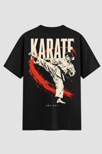 Camiseta Oversized Suedine Karate Mae Geri