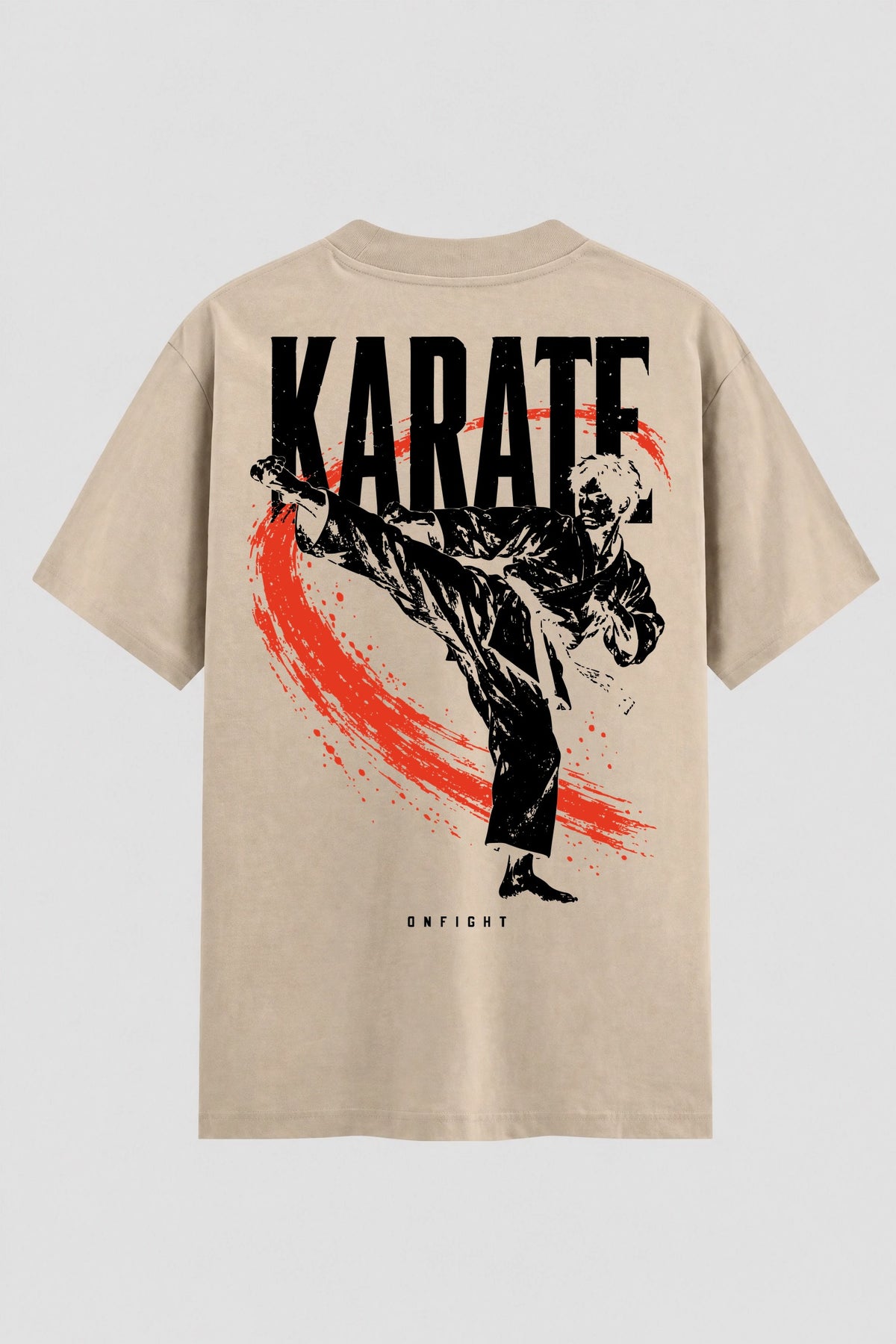 Camiseta Oversized Suedine Karate Mae Geri
