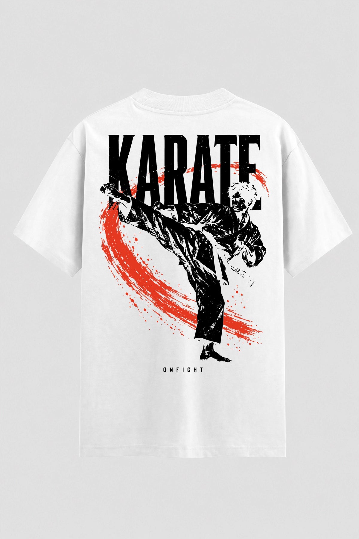 Camiseta Oversized Suedine Karate Mae Geri
