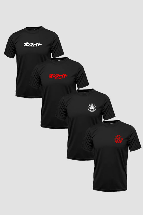 Kit 4 Camiseta Dry fit Onfight Basics